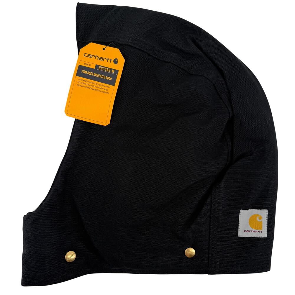 Carhartt Firm Duck Insulated Hood Black Sz 2XL - 5XL 102368-001 Hat Attachment